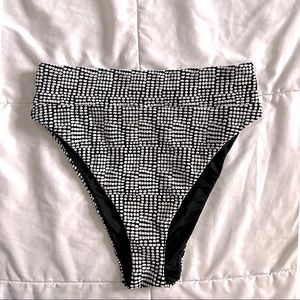 Aerie high cut cheeky bikini bottoms